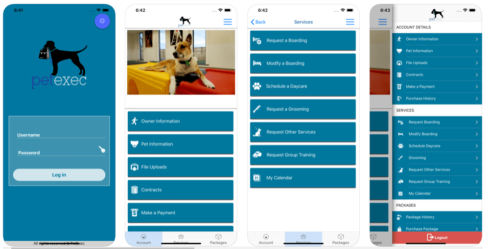 PetExec Mobile app — Features at PetExec